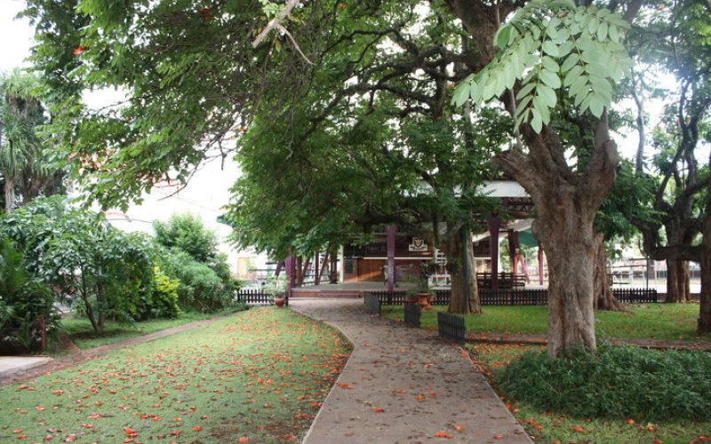 Path outside School Offices towards gym 2010
